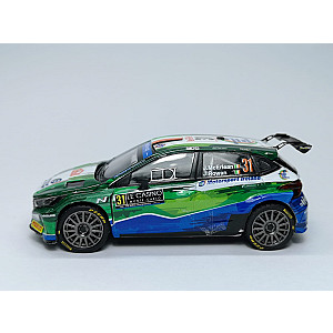 Miniatura personalizada base IXO RPT039 do Hyundai i20 Rally2 #31 - 57º classificado Rally Monte-Carlo 2023 - Josh McErlean/ John Rowan