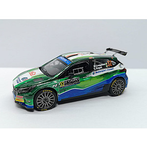 Miniatura personalizada base IXO RPT038 do Hyundai i20 Rally2 #32 - 45º classificado Rally Monte-Carlo 2023 - William Creighton/Liam Regan