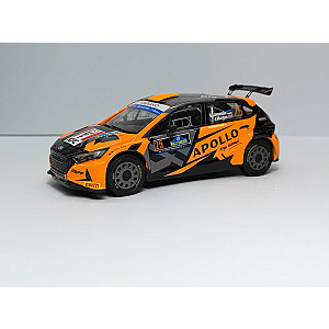 Miniatura personalizada base IXO RPT036 do Hyundai i20 Rally2 #25 - 12th position Rally Sweden 2023 - Georg Linnamäe/ James Morgan