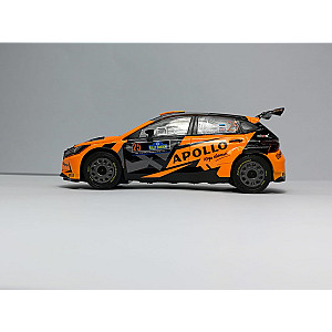 Miniatura personalizada base IXO RPT036 do Hyundai i20 Rally2 #25 - 12th position Rally Sweden 2023 - Georg Linnamäe/ James Morgan