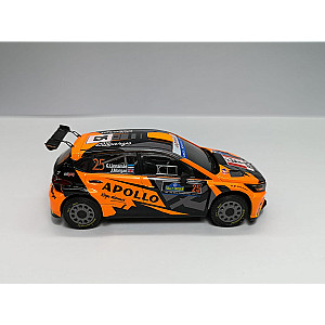 Miniatura personalizada base IXO RPT036 do Hyundai i20 Rally2 #25 - 12th position Rally Sweden 2023 - Georg Linnamäe/ James Morgan