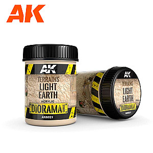 Terrains Light Earth da AK Interactive. Frasco de 250ml