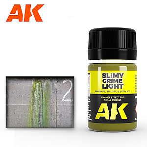 Efeito musgo claro da AK Interactive. Frasco de 35ml