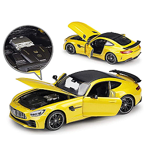 Welly Diecast Mercedes-AMG GT-R amarelo