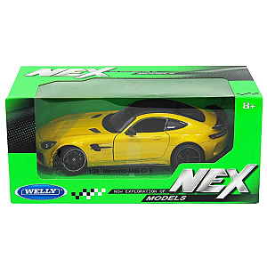 Welly Diecast Mercedes-AMG GT-R amarelo