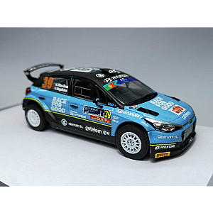 Miniatura personalizada base IXO do Hyundai I20 R5 #39 – Desistiu Rali Serras de Fafe & Felgueiras 2021 - André Villas-Boas/ Gonçalo Magalhães