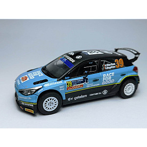 Miniatura personalizada base IXO do Hyundai I20 R5 #39 – Desistiu Rali Serras de Fafe & Felgueiras 2021 - André Villas-Boas/ Gonçalo Magalhães