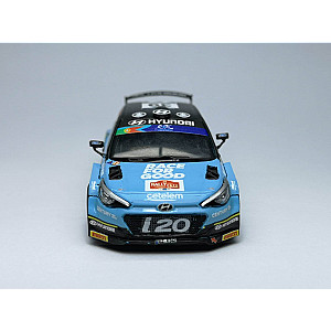 Miniatura personalizada base IXO do Hyundai I20 R5 #39 – Desistiu Rali Serras de Fafe & Felgueiras 2021 - André Villas-Boas/ Gonçalo Magalhães