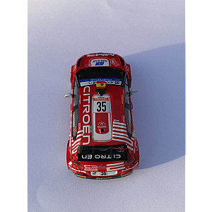 Miniatura personalizada base IXO do Citröen C3 Rally2 #35 – 20º classificado Rali Monte-Carlo 2023 - Alejandro Cachón/ Jandrin López