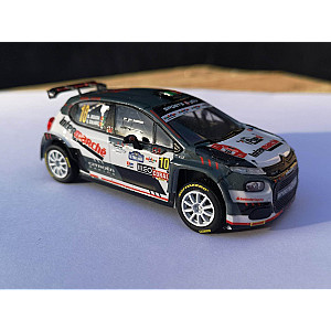 Miniatura personalizada base IXO Citröen C3 Rally2 #10 - Rali Vinho da Madeira 2022 - Bernardo Sousa/ Vítor Calado