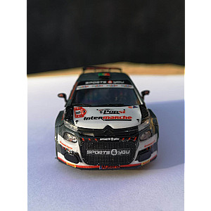 Miniatura personalizada base IXO Citröen C3 Rally2 #10 - Rali Vinho da Madeira 2022 - Bernardo Sousa/ Vítor Calado