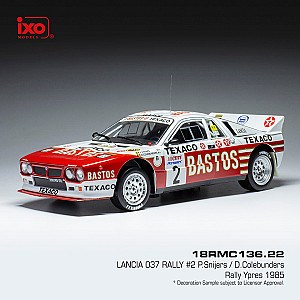 IXO Lancia 037 Rally #2 - Rally Ypres 1985 - Patrick Snijers/ D. Colebunders