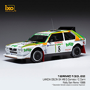 IXO Lancia Delta S4 #8 - 2nd place Rally San Remo 1986 - Dario Cerrato/ Giuseppe Cerri