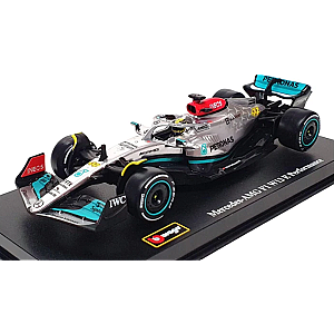 Bburago Mercedes AMG W13 E Performance, #44, Formula 1, Lewis Hamilton, 2022