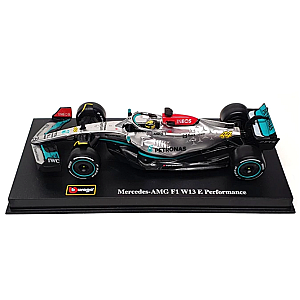 Bburago Mercedes AMG W13 E Performance, #44, Formula 1, Lewis Hamilton, 2022