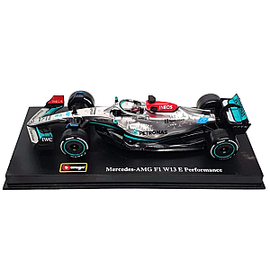 Bburago Mercedes AMG W13 E Performance, #63, Formula 1, George Russell, 2022