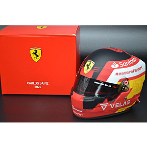 Carlos Sainz Scuderia Ferrari mini helmet 2022 season  - Escala 1/2.