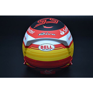 Carlos Sainz Scuderia Ferrari mini helmet 2022 season  - Escala 1/2.