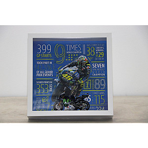 Quadro 25x25 cm - MotoGP - Valentino Rossi