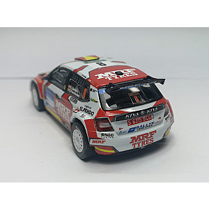 Miniatura personalizada base IXO do Skoda Fabia EVO Rally2 #8 pilotado por Efren Llarena & Sara Fernández no rali dos Açores de 2022