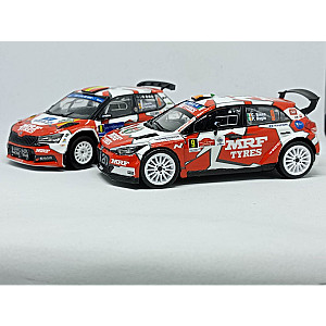 Miniatura personalizada base IXO do Hyundai i20 R5 #9 pilotado por Craig Breen & Paul Nagle no rali di Roma Capitale 2020