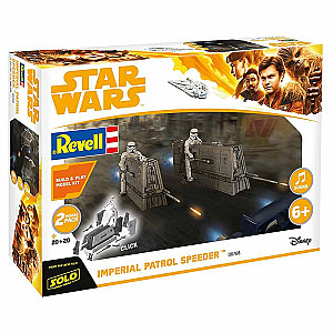 Revell 06768 Star Wars: Solo Imperial Patrol Speeder Build & Play with sound