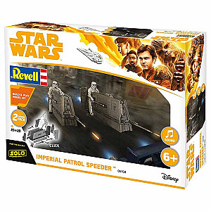 Revell 06768 Star Wars: Solo Imperial Patrol Speeder Build & Play with sound