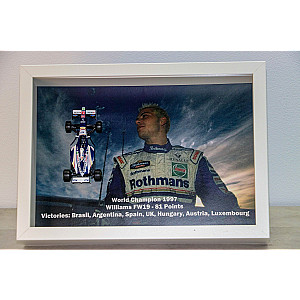 Quadro 20x30 cm - F1 Champions - Jacques Villeneuve 1997