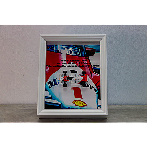 Quadro 20x25 cm - F1 Champions - Alain Prost 1986