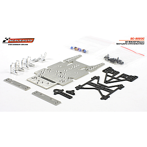 Chassis SC-8003 GT3 1/24 em Kit da Scaleauto com peças de carbono