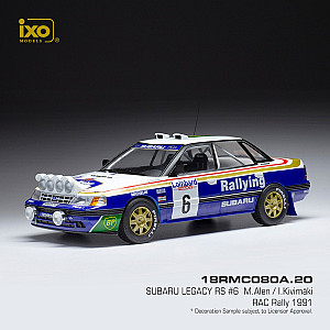 IXO Subaru Legacy RS #6 - Rally RAC 1991 - M. Alen/ I. Kivimäki