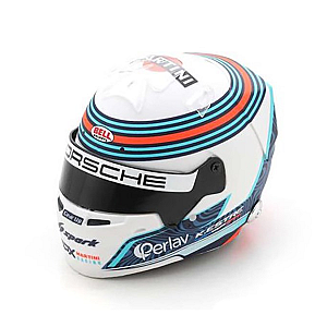 Mini Helmet à escala 1/5 da Spark do piloto Kevin Estre referente às 24 horas de Spa 2022