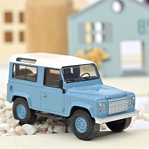 Land Rover Defender 1995 Blue & White