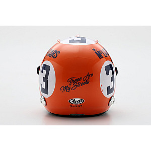 Mini Helmet da Spark do piloto Daniel Ricciardo referente ao GP do Monaco 2021 - Escala 1/5