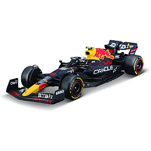 Bburago Red Bull F1 RB18 #11 da Red Bull Racing do piloto Sergio Perez (incluindo piloto com capacete) referente à temporada 2022