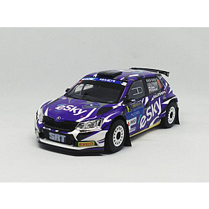 Miniatura personalizada RPT012 base IXO Skoda Fabia R5 #6 - Lukasz Habaj/ Daniel Dymurski - Rally dos Açores 2019