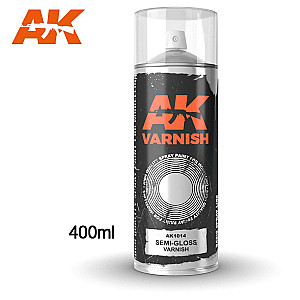 Semi-gloss varnish spray da AK Interactive - Spray de verniz semi-brilhante