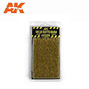 Wild tufts 6mm da AK Interactive - Plantas para recriar ou complementar ambientes realistas nos seus dioramas