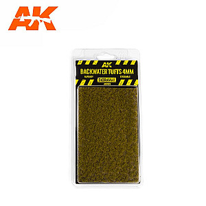 Backwater tufts 4mm da AK Interactive - Plantas para recriar ou complementar ambientes realistas nos seus dioramas