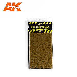 Dry tufts 6mm da AK Interactive - Plantas para recriar ou complementar ambientes realistas nos seus dioramas