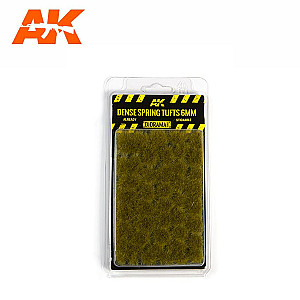 Dense spring tufts 6mm da AK Interactive - Plantas para recriar ou complementar ambientes realistas nos seus dioramas