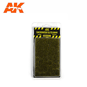 Backwater tufts 6mm da AK Interactive - Plantas para recriar ou complementar ambientes realistas nos seus dioramas