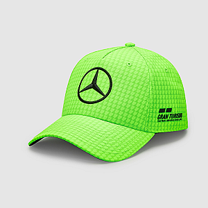 Mercedes-AMG F1 2023 Lewis Hamilton Driver Cap verde néon