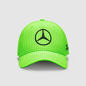 Mercedes-AMG F1 2023 Lewis Hamilton Driver Cap verde néon