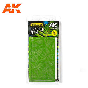 Bracken fern 1/32 and 1/35 da AK Interactive - Plantas para recriar ambientes realistas nos seus dioramas