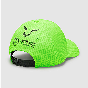 Mercedes-AMG F1 2023 Lewis Hamilton Driver Cap verde néon