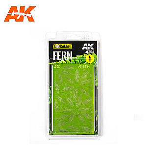 Fern 1/32 and 1/35 da AK Interactive - Plantas para recriar ambientes realistas nos seus dioramas