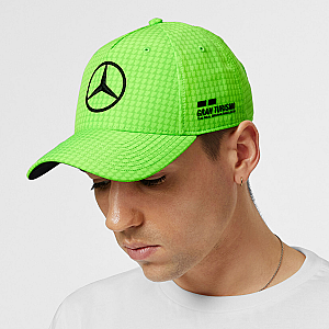 Mercedes-AMG F1 2023 Lewis Hamilton Driver Cap verde néon