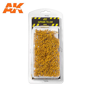 Autumn yellow shrubberies 1:35 / 75mm / 90mm da AK Interactive - para fornecer variedade e alcançar densidade em qualquer terreno