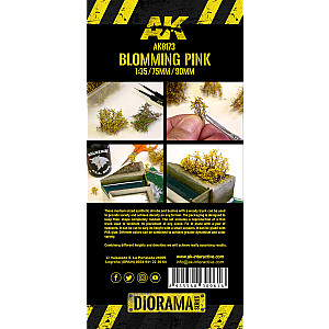 Blooming pink shrubberies 1:35 / 75mm / 90mm da AK Interactive - para fornecer variedade e alcançar densidade em qualquer terreno